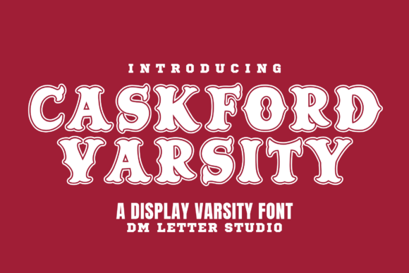 Discover Caskford Varsity: A Bold Typeface for Authentic Branding