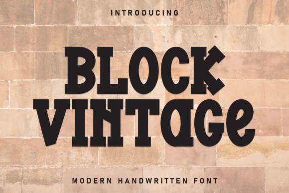 Exploring the Bold Character of Block Vintage Display Font